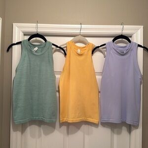 EUC Athleta Renew Racerback tank tops